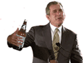 Bush mit Whiskey